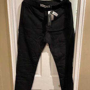 Versace La Greca Embroidered Sweatpants
